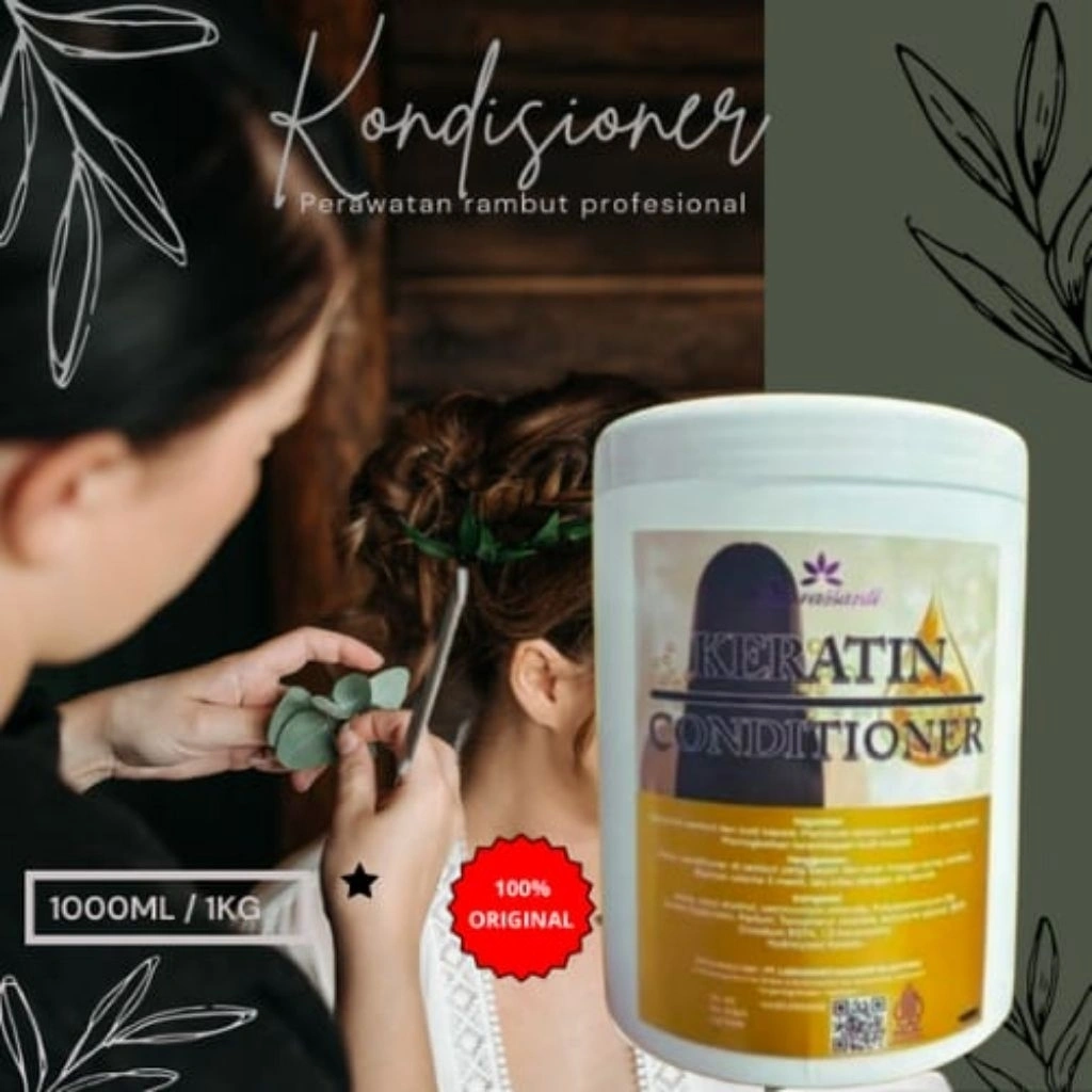 [COD] 1KG BPOM CONDITIONER/KONDISIONER LARASSANTI Rambut Salon original BPOM POT