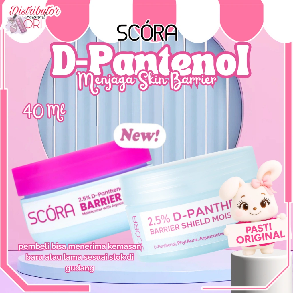SCORA D-PANTHENOL BARRIER SHIELD MOISTURIZER 40ml / SCORA 5% NIACINAMIDE HYDRAMOIST GEL 45ML