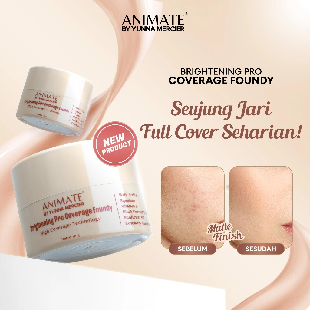 Animate Brightening Pro Coverage Foundy 10 gr
