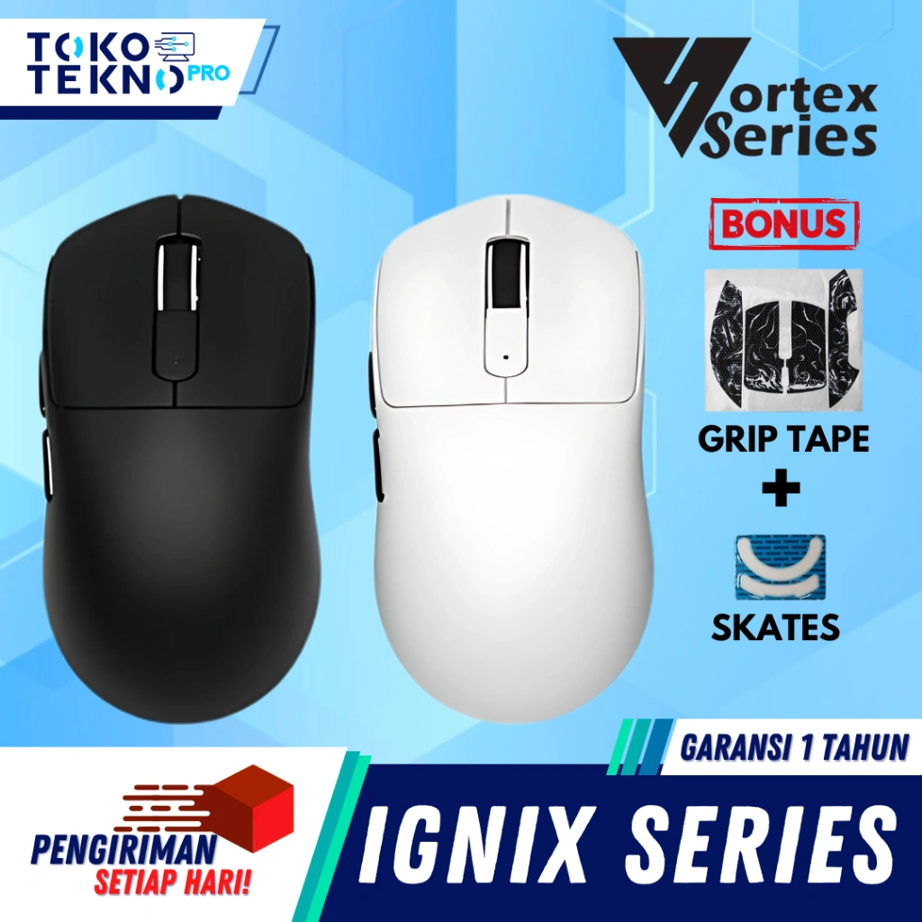 Vortexseries Vortex Ignix Series Wireless Gaming Mouse 3in1 Connection