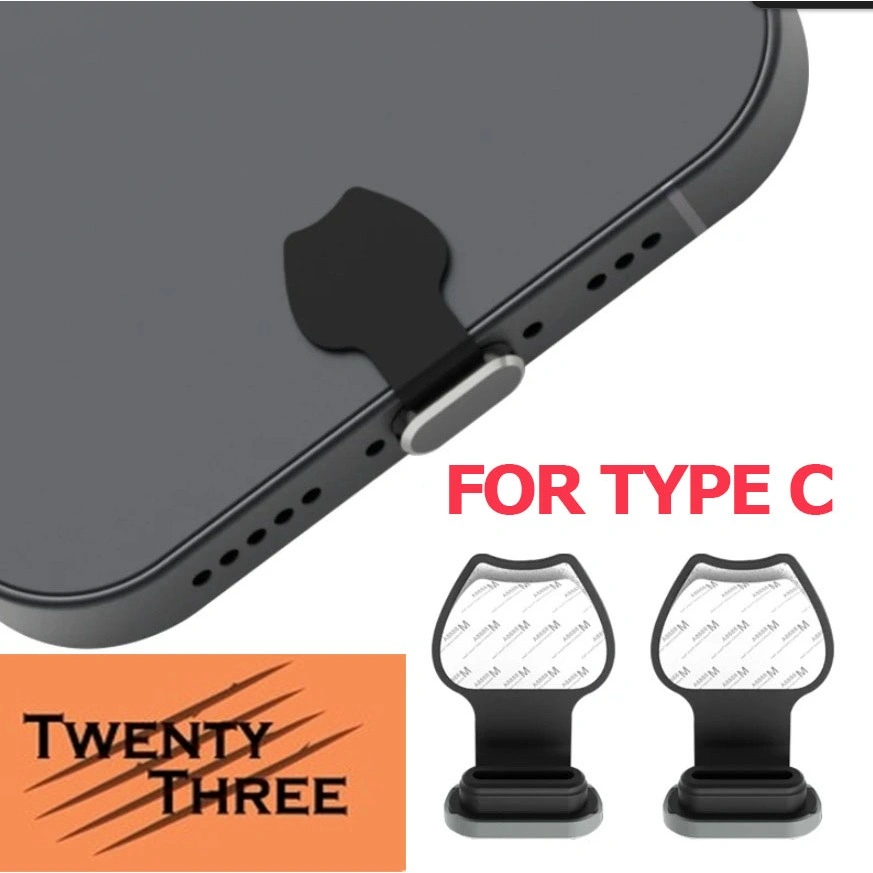 Tutup Penutup Dust Plug Cover Anti Debu Air Port Type C Tipe C Android HP Laptop PC iPhone 15 16