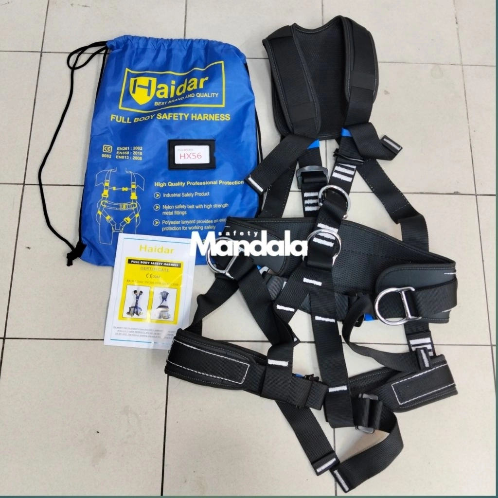Full Body Harnes Haidar PN 56 Original / Full Body Safety Harness PN56 Haidar Berkualitas