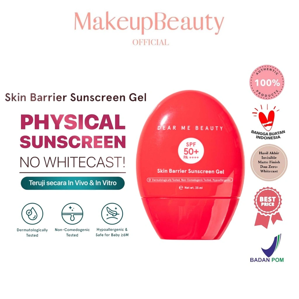 DEAR ME BEAUTY [REAL SPF Certified]  Skin Barrier Physical Sunscreen SPF 50 PA++++