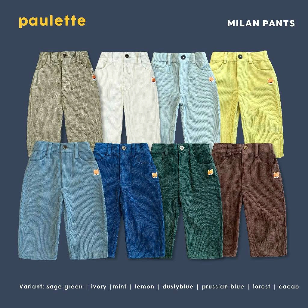 Paulette Kids Milan Pants Celana Kulot Anak