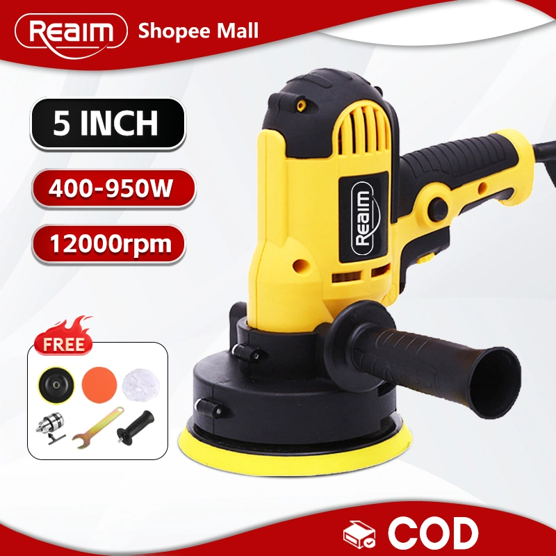 Reaim 400W Mesin Poles Mobil Polisher Mobil Perbaikan Ubin Motor Car Alat Disc Disk kaca motor Alat
