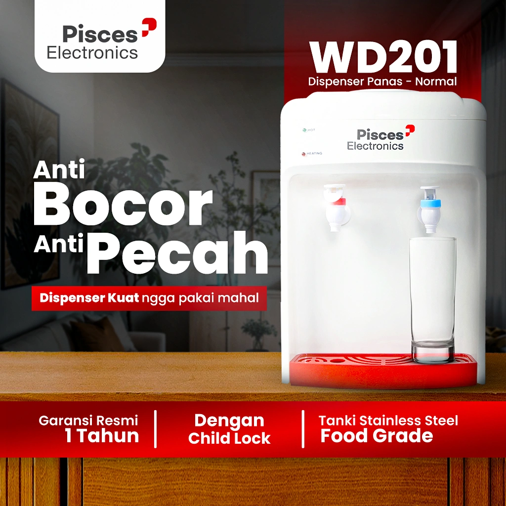 Pisces Electronics Dispenser Panas Normal WD201