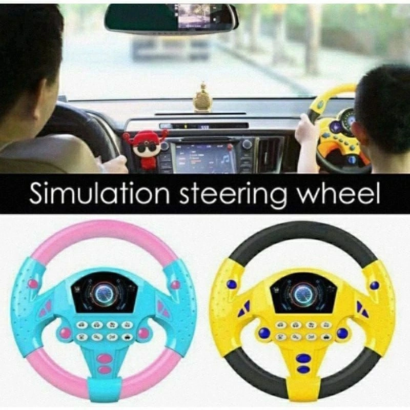 Mainan Anak Setir Mobil Steering Wheel Car Backseat Driver
