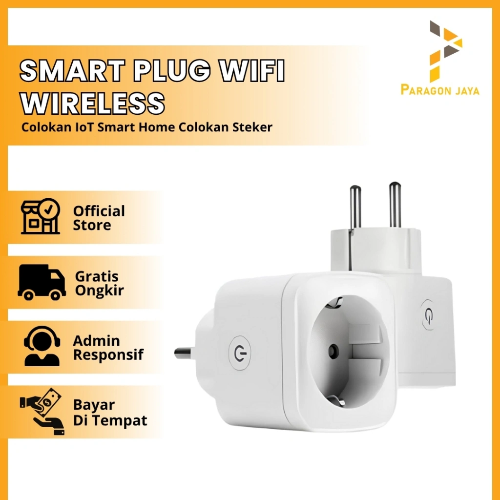 Smart PLUG WiFi Wireless Colokan IoT Smart Home Colokan Steker