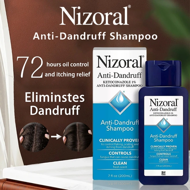 Nizoral Anti-Dandruff Shampoo 200ml/  Dandruff Control /Anti-Dandruff & Itchy Scalp Shampoo 60ml/Fungal Acne | Sampo Anti Ketombe
