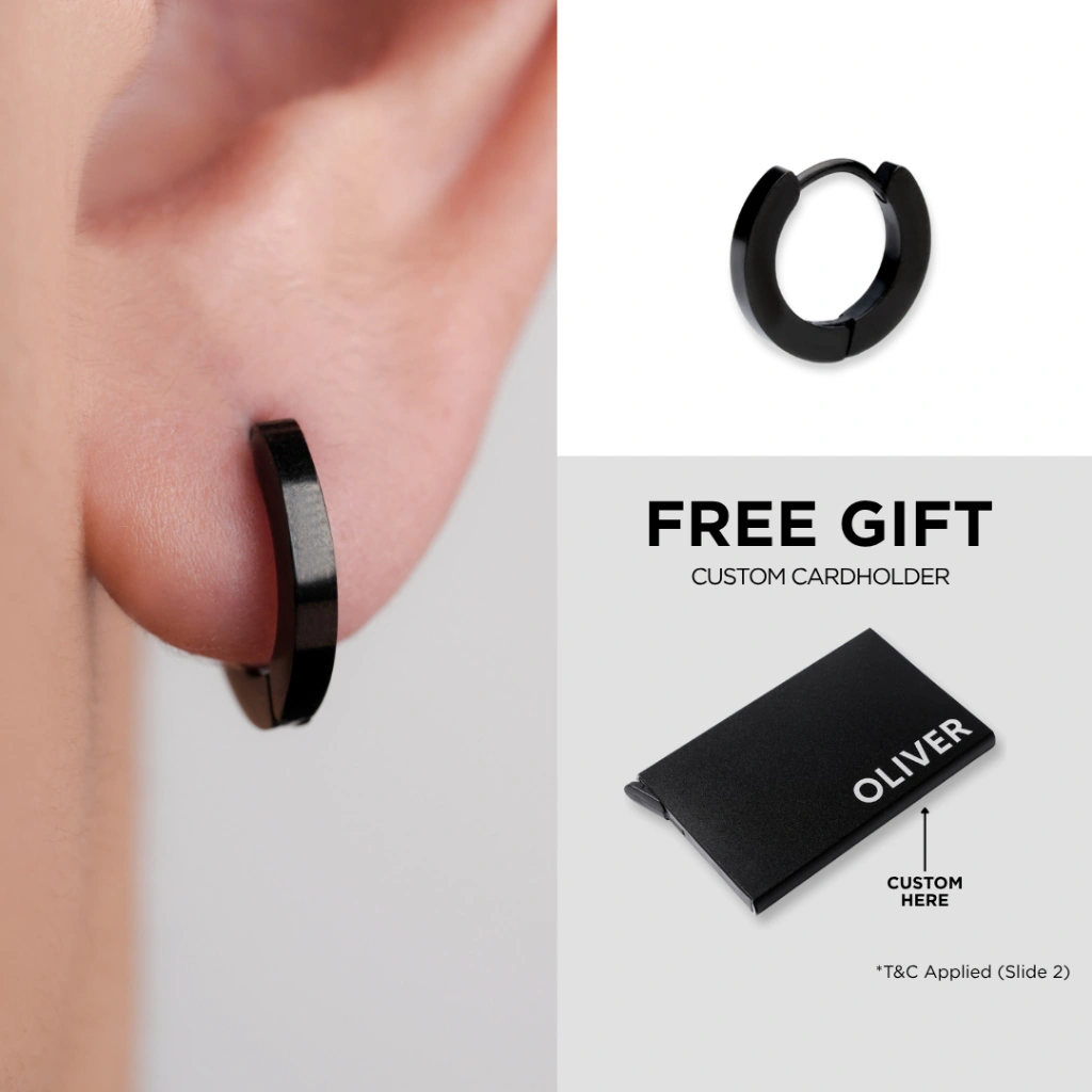 Kuze Original Earring Stainless Steel Premium Anti Karat Minimalis - Liam Earring