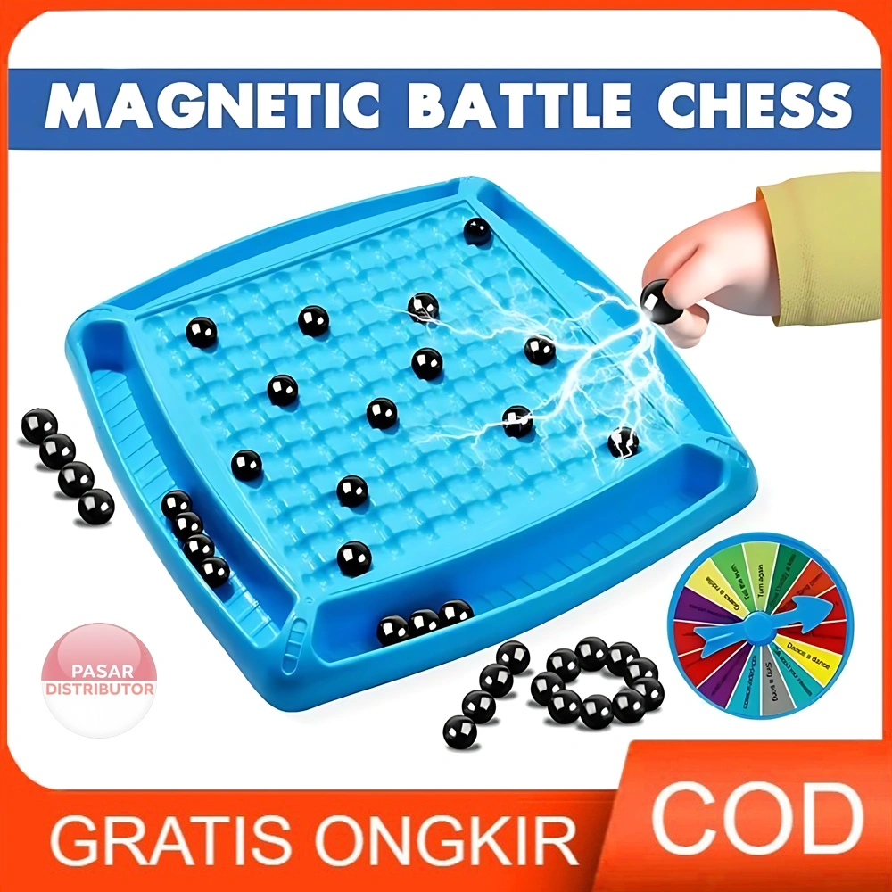 Pasar Distributor MAGNETIC BATTLE CHESS Mainan Game Board Family Strategy Games