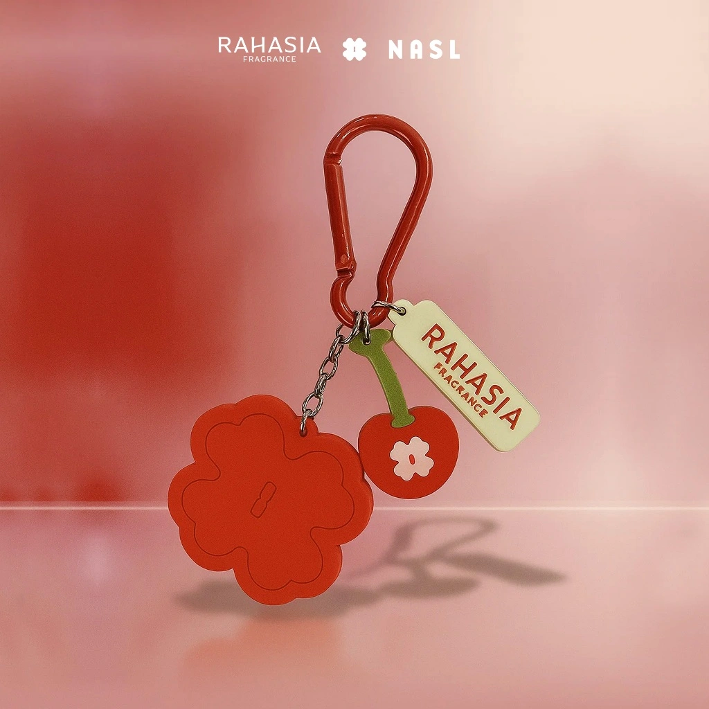 Rahasia - Exclusive Merch Carabiner | Gantungan Kunci Cherry