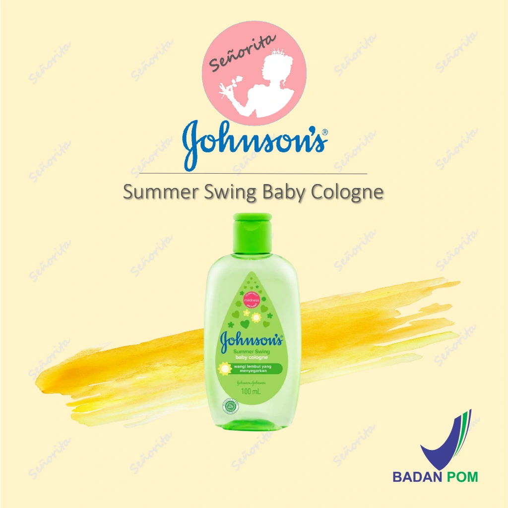 JOHNSON'S Summer Swing Baby Cologne - Minyak Wangi Bayi 100ml