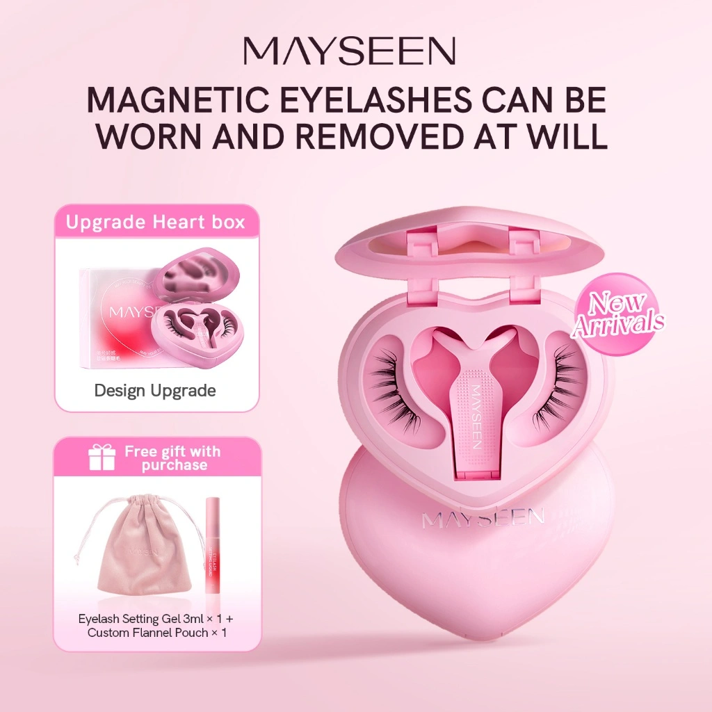 MAYSEEN Bulu Mata Palsu Magnetik Reuseable Magnetic Lash Natural Korea Look Makeup Eyelash Extension WOSADO