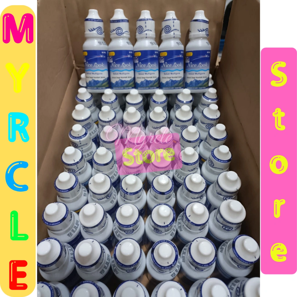 Grosir Cairan Softlens NICE LOOK/AQUAS MULTI/H2O PRIME/X2 COMFORT/ICE ALL IN 1 15ml 60ml 120ml