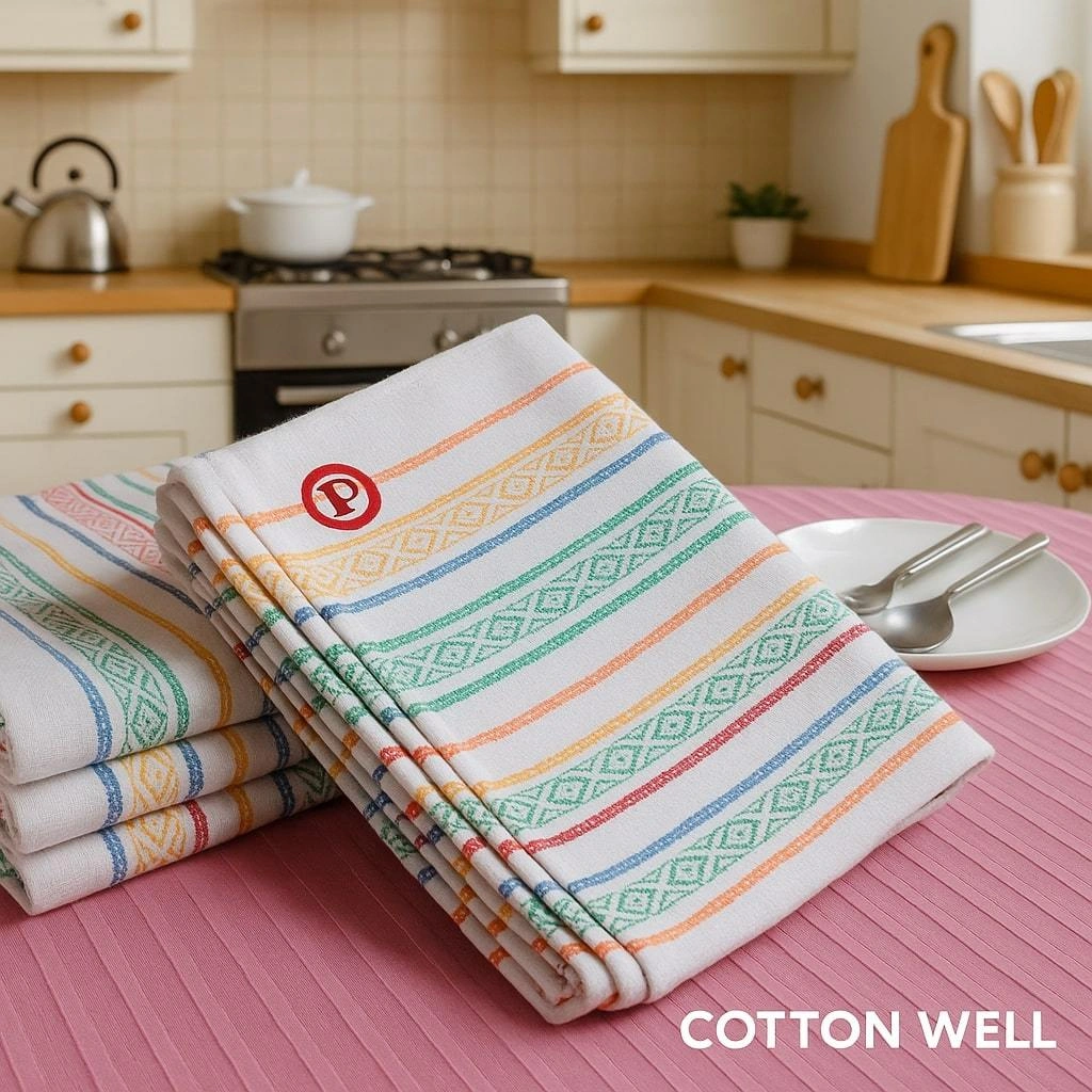 Serbet PF 60cm x 60cm Kain Lap Dapur Lap Piring Tebal Berkualitas Lap Gantung Kitchen Towel