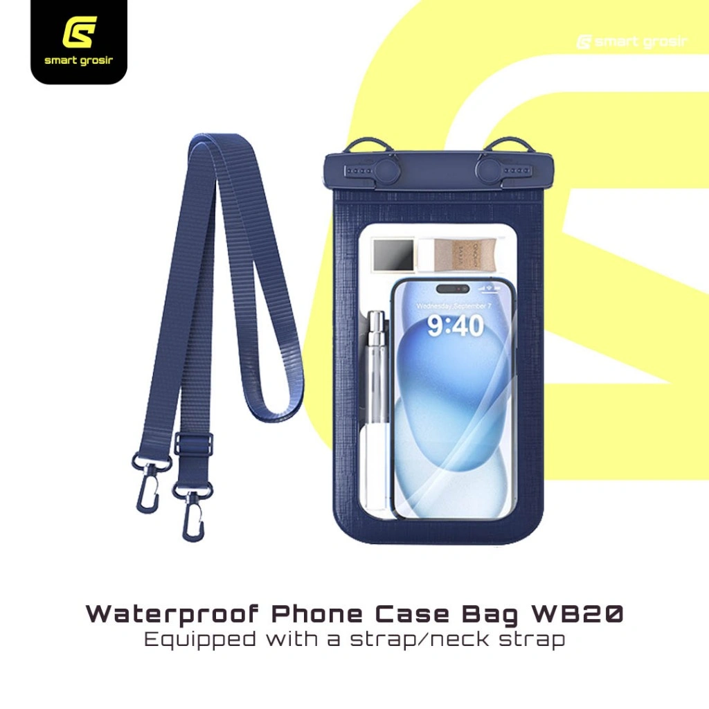 Waterproof Universal Phone Case IPX8 Cover Airbag Sarung Pelindung Handphone Anti Air Waterpoof Tahan Air Spons Penyerap Guncangan Casing Ponsel Renang Mengambang Ready Stock Jakarta