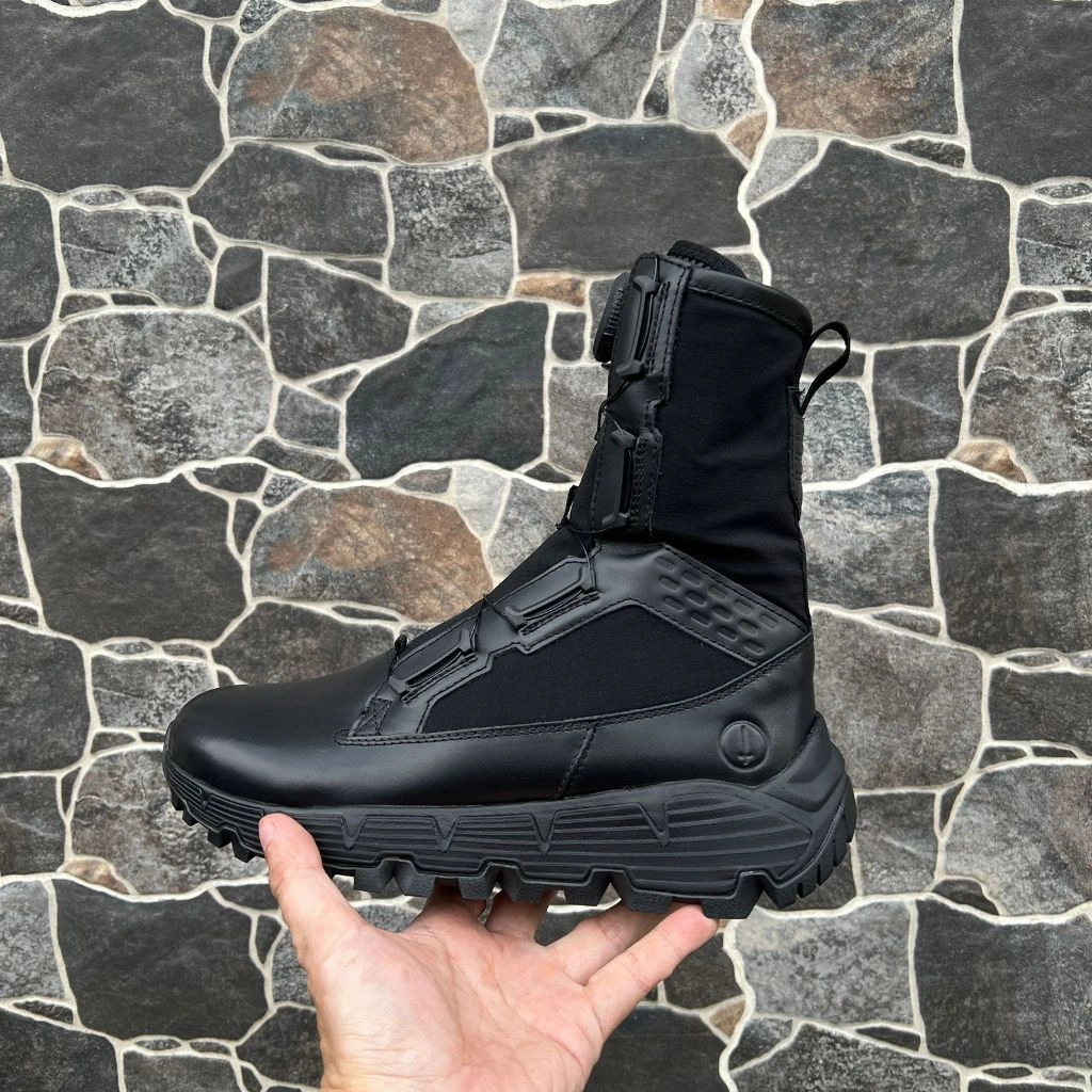 Sepatu Combat Boots PDL Tactical Tali Putar Parabellum Boa - HOPLITE