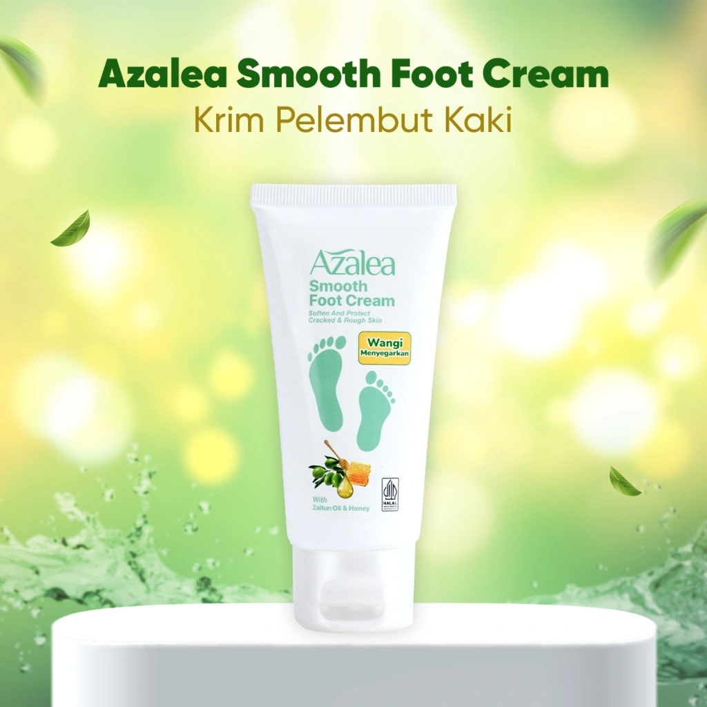Azalea Smooth Foot Cream 35 Gr - Krim Pelembut Kaki
