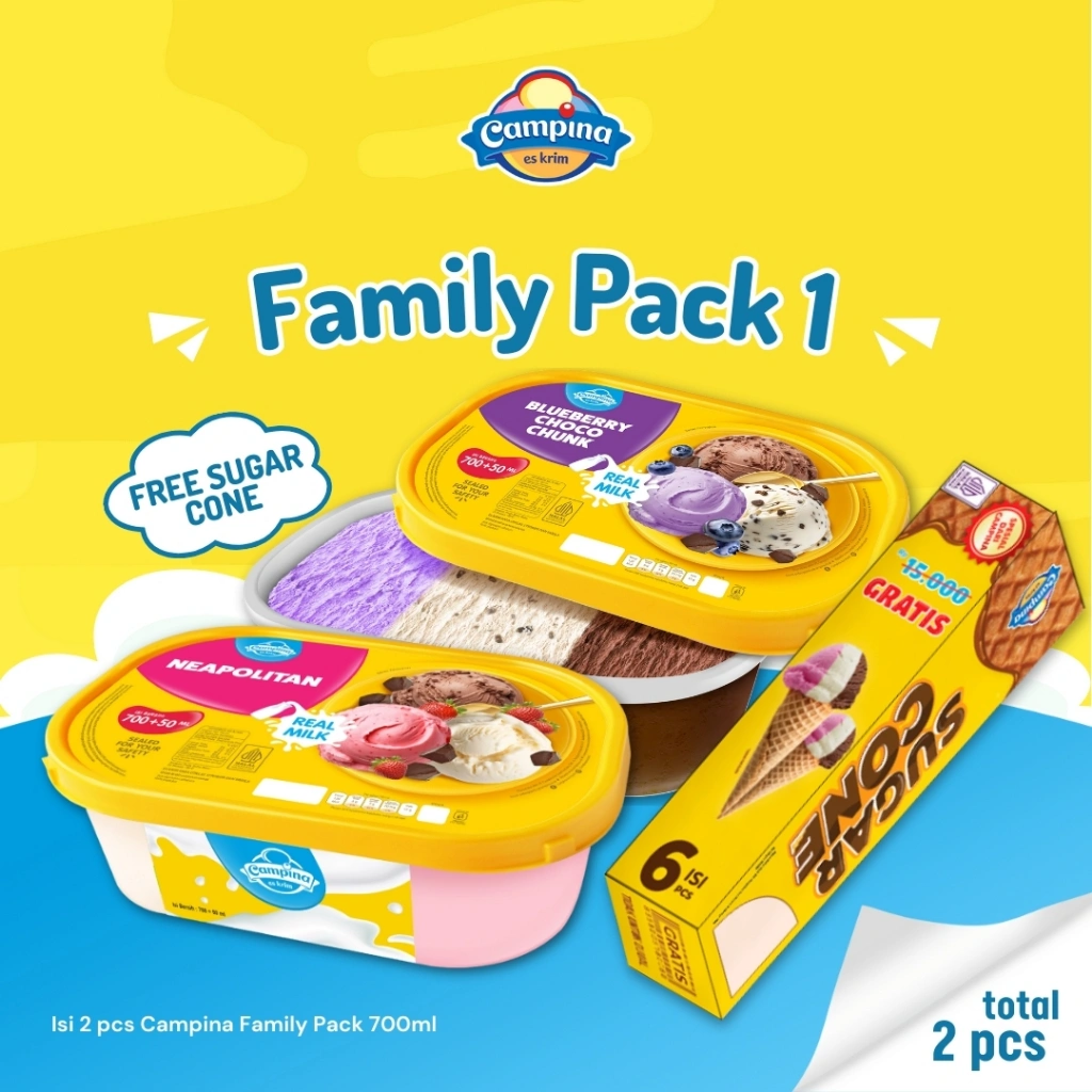 Campina Family Pack 1 - Es Krim