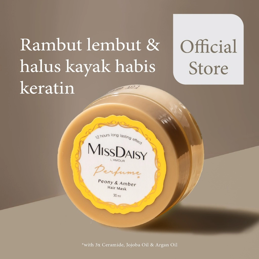 MISS DAISY | Hairmask Rambut Halus Mengkilap | Wangi Tahan Lama | Hit Protection Hair Mask | BPOM | SIZE 30ML