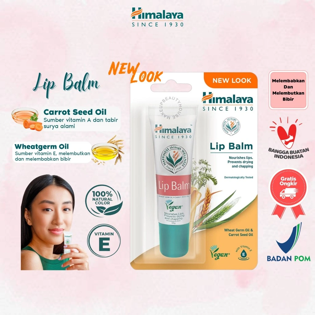 HIMALAYA Lip Balm Dangler 10gr - Pelembab Bibir Sakit dan Pecah Pecah