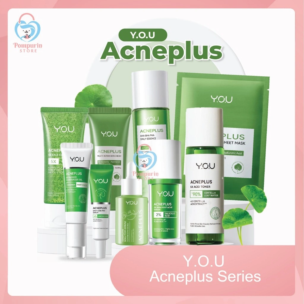 YOU Acneplus Series - Skin Cream/Moisturizer/Toner/Serum/Acne Spot Care/Cleanser/Acne Patch