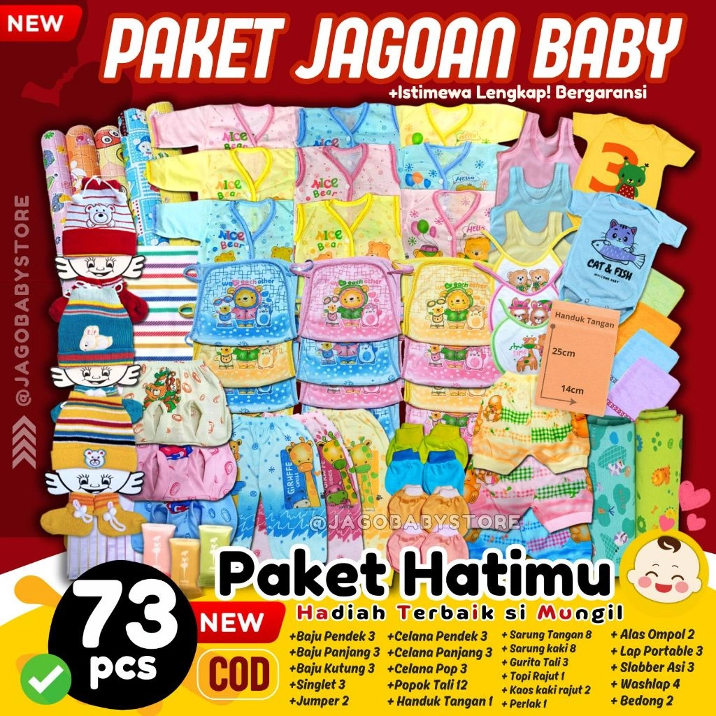 Kado Lahiran Hatimu & Paket Perlengkapan Bayi Murah | Baju Bayi Newborn & Paket Lahiran Terlengkap