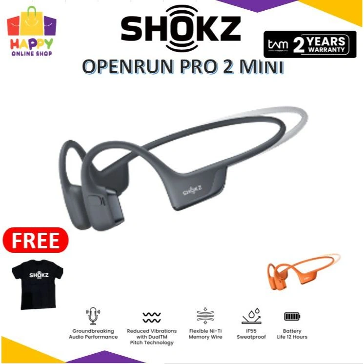 Shokz Openrun Pro 2 Mini Wireless Bone Conduction Headphone