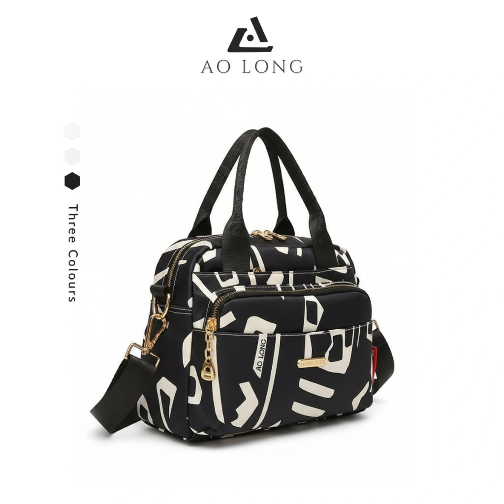 AOLONG Selempang ISYANA 1326-1 # Tas Wanita - Slingbag Cewek Bahan Parasut Premium BISA COD
