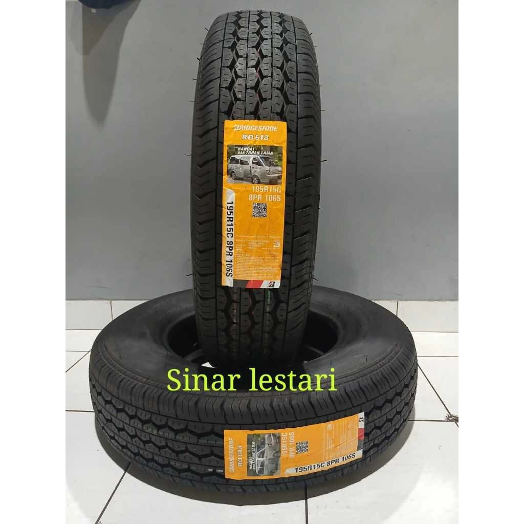 Ban Bridgestone RD 613 195 R15 8PR 106S Ban Mobil Toyota Hiace, Toyota Hilux Dll. 195-15 Oem Hiace, ban bawaan mobil Hiace 195 R15 8PR 106S BS0297