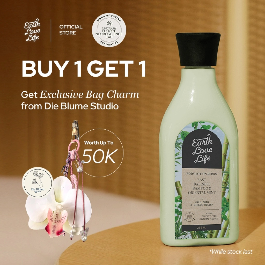 [BUNDLE SET] Earth Love Life Bundle Body Balinese Bamboo Lotion & Body Wash 250mL | Sabun Mandi Cair | Lotion Wangi | Sabun Melembapkan | Sabun Jerawat Punggung | Kulit Sensitif | SPF | Alergi | Lotion Cerah | Sabun Mandi Premium | Sabun MANDI TARA BASRO