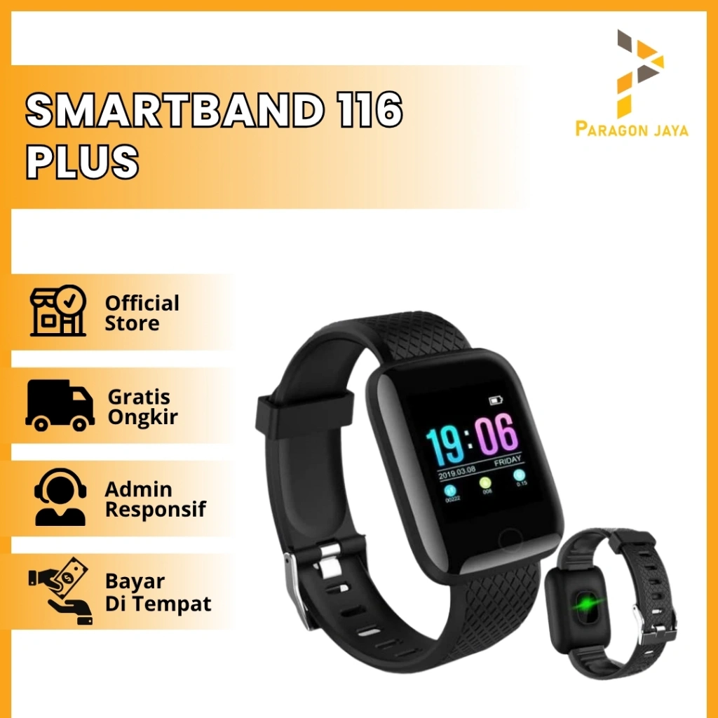 Smartband 116 Plus - Smart watch ID116 HR Plus Heart Rate Monitor