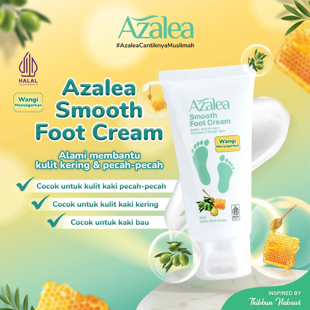 Azalea Smooth Foot Cream - Krim Pelembut Kaki