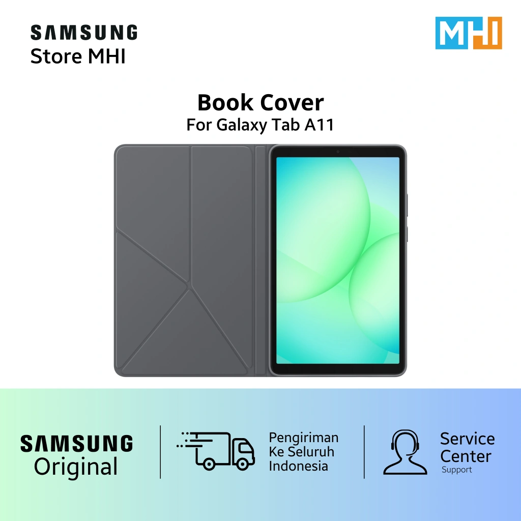 Book Cover Samsung Galaxy Tab A11, Original, Garansi Resmi