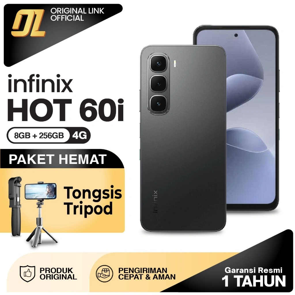 Infinix Hot 60i 8/256 GB RAM 8GB ROM 256GB Original Smartphone