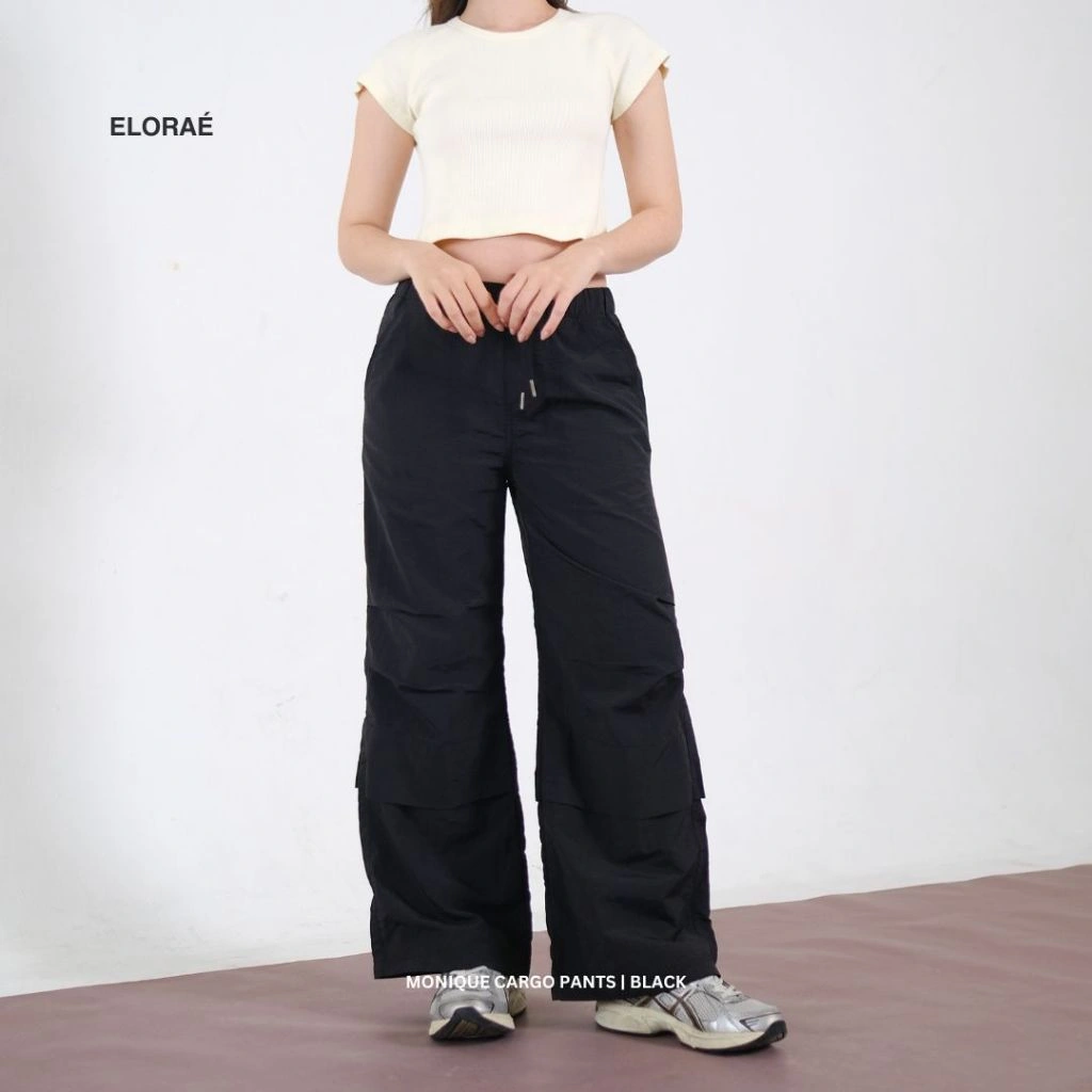 Celana Cargo Pants Korean Style  | ELORAÉ - Monique Cargo Pants