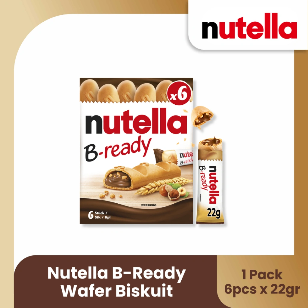 Nutella B-Ready Wafer Biskuit 132gr
