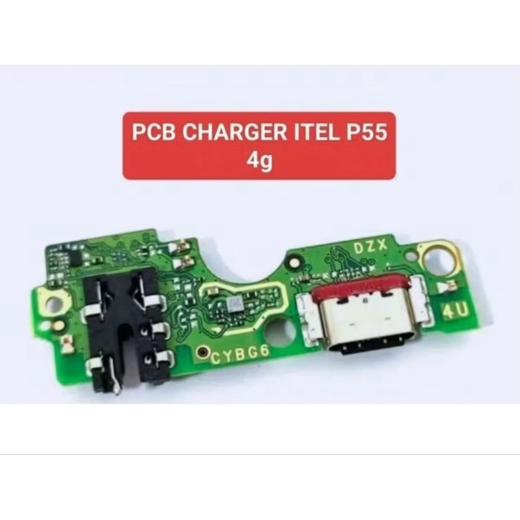 Flexible Papan Charger Mic Handsfree Itel P55 4G A666L Orignall