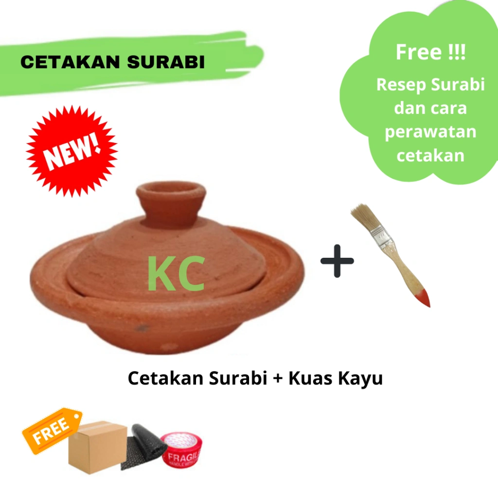 Cetakan Surabi Cetakan Surabi Tanah Liat Cetakan Serabi Cetakan Sorabi Cetakan Tradisional Free Sutil Murah