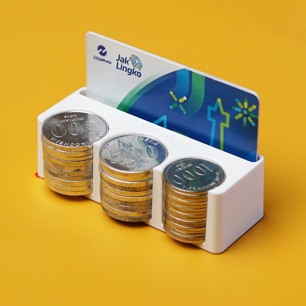 EVOGRIP CCH01 COIN & CARD Organizer Tempat Dudukan Koin dan Kartu etoll Di dashboard mobil car coin dasbor