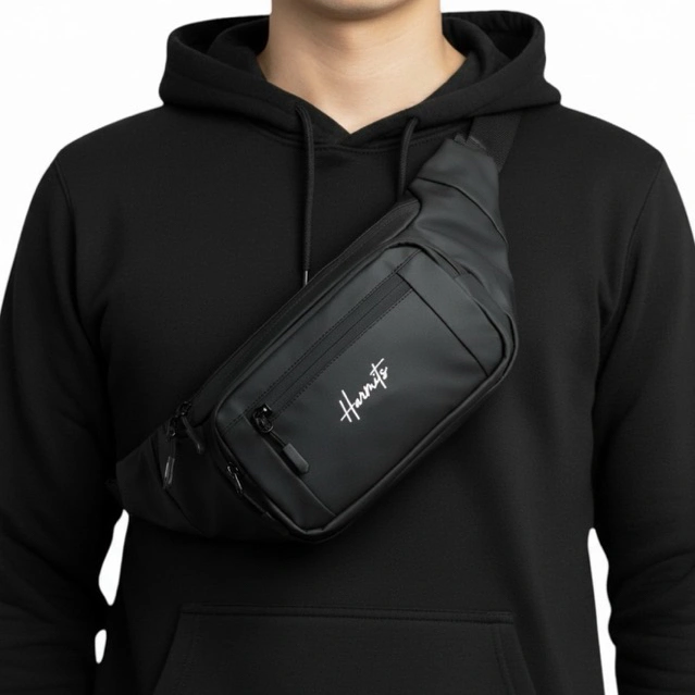 Harmits Project - ATTHA Waistbag Slingbag Waterproof Tas Pinggang Selempang Ringan Anti Air Pria