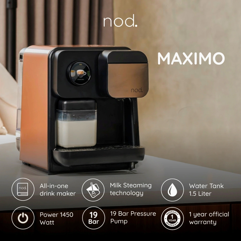 NOD - Maximo - Smart Capsule Machine - Your All-in-One Drink Maker