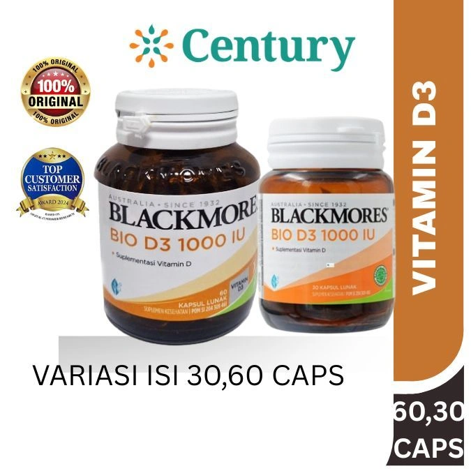 Blackmores Bio D3 1000iu Clear C / Vitamin D / Suplemen Kesehatan Tulang