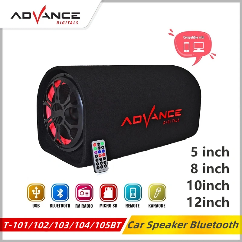 [COD] Advance Speaker Bluetooth 8/10/12inch Multimedia Speaker Karaoke T-101BT
