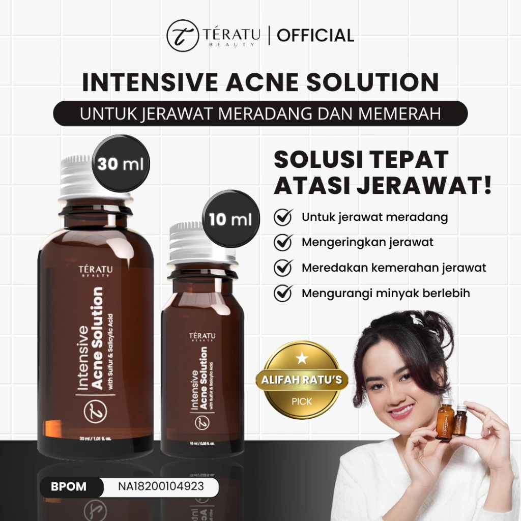 TERATU BEAUTY SOLO Intensive Acne Solution (Acne Spot Totol Jerawat untuk Jerawat Meradang dan Memerah)