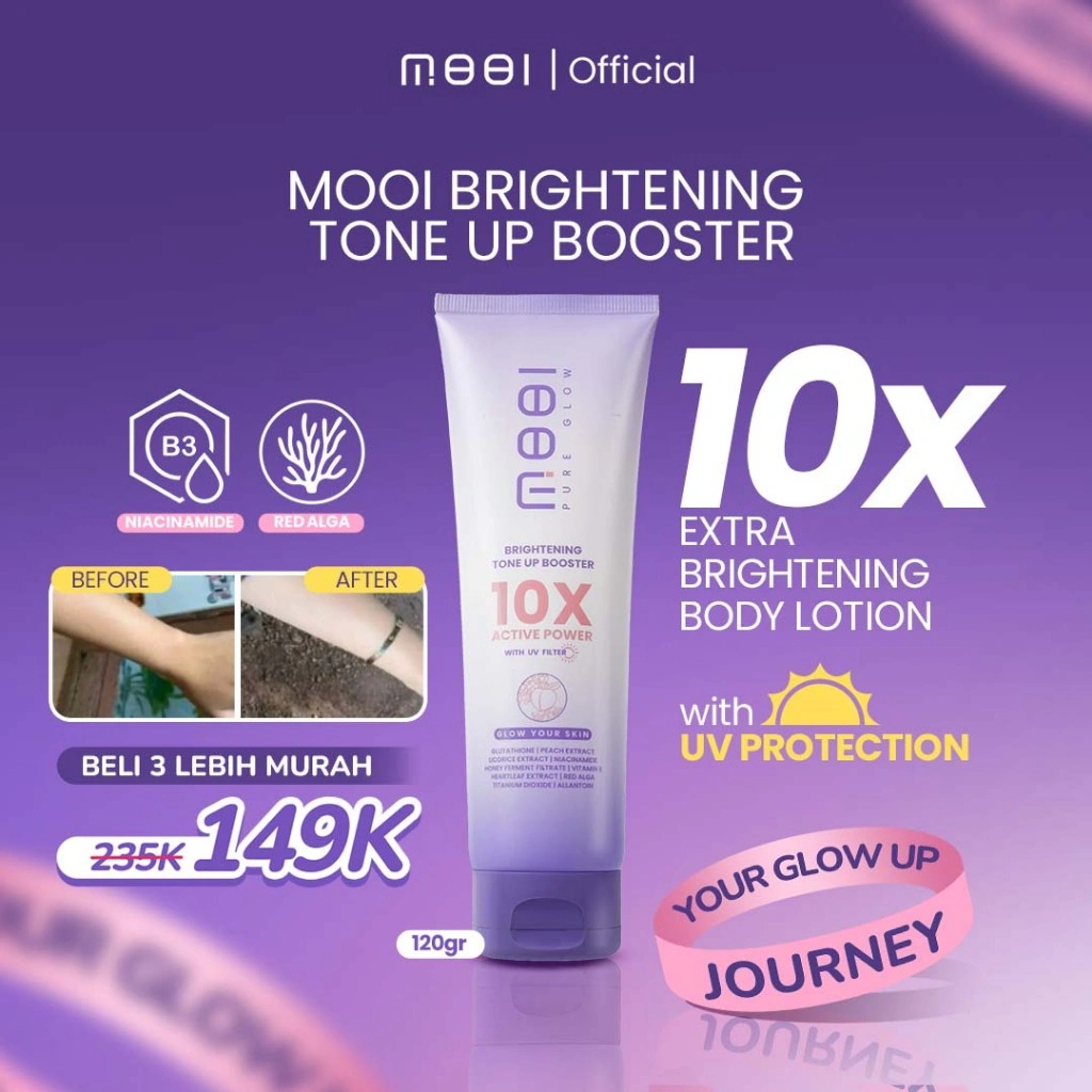 MOOI Brightening Tone Up Booster Body Lotion