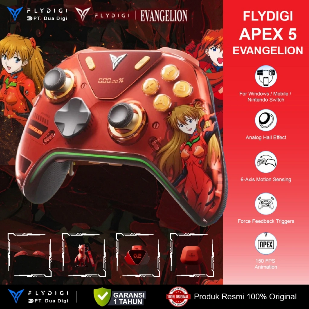 FLYDIGI APEX 5 EVANGELION Limited Edition Wireless PC Controller Adaptive Trigger