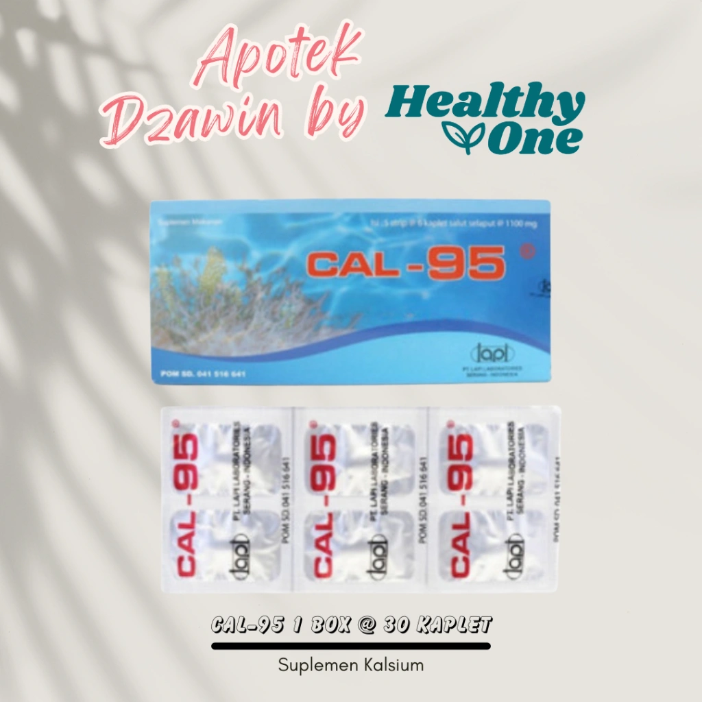 CAL-95 SUPLEMEN TULANG 1 STRIP 6 CAPLET