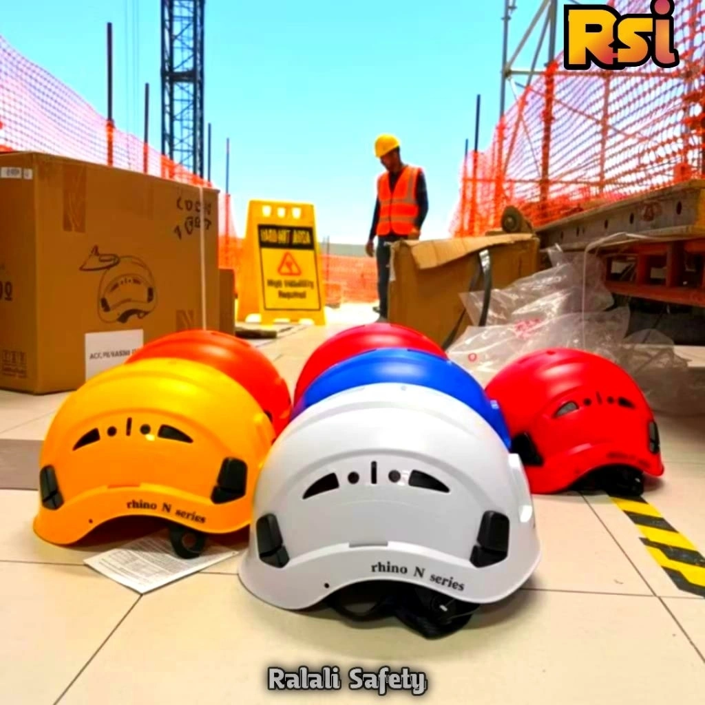 Helm Climbing Rhino N Series Original - Helmet Panjat Tebing Berkualitas
